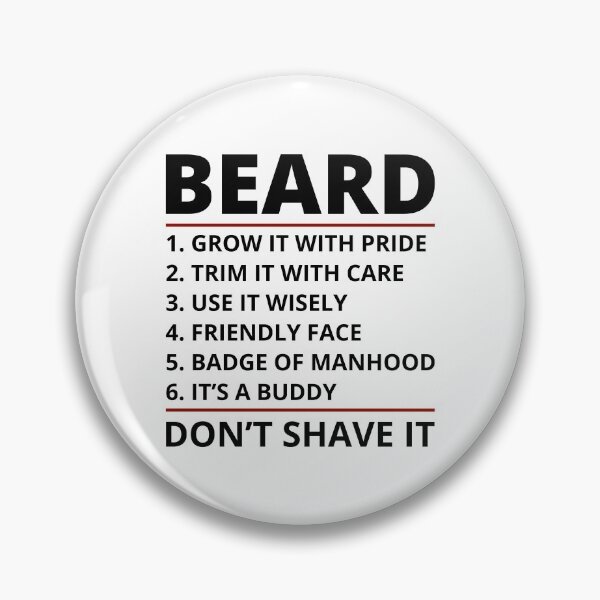 Item preview, Beard Bearded Funny Sayings Humour designed and sold by CuteDesigns1.