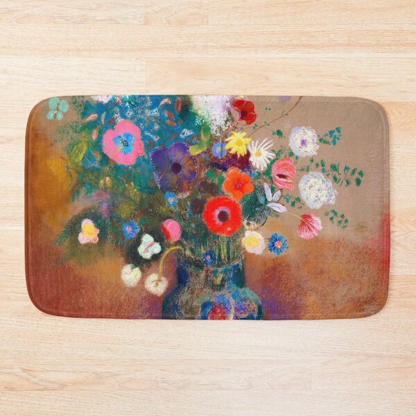 Item preview, HD Odilon Redon - Vase of Flowers designed and sold by Go Logo Designs.