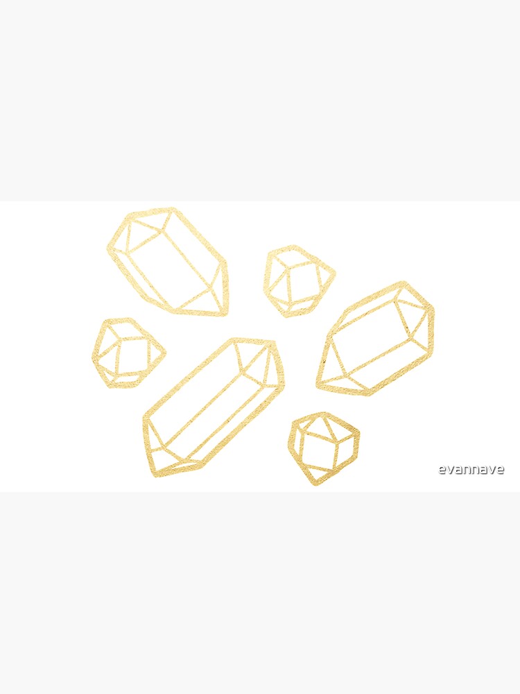 Gold and Black Gemstone Pattern by evannave