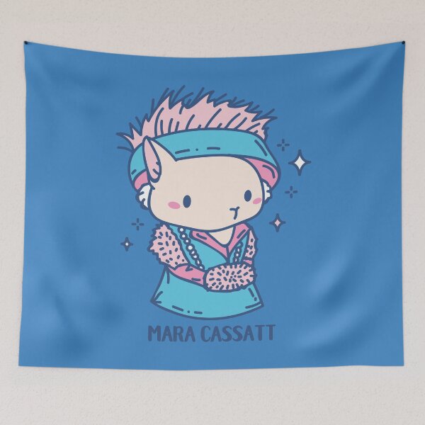 Item preview, Mara Cassatt Funny Artist Animal pun designed and sold by SPIRIMAL.