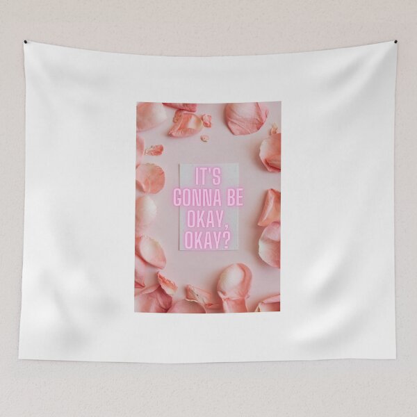 Item preview, It's Gonna Be Okay, Okay? | Supportive Quote Around Rose Petals designed and sold by cypher33.