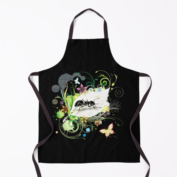 Item preview, Floral paint splash and ant designed and sold by CrazyHowCool.