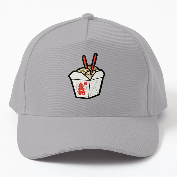 Take-Out Noodles Box Pattern Baseball Cap