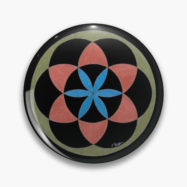 Item preview, Crop Circle in Froxfield, United Kingdom - cultivation circle - rose window designed and sold by nounouangelique.