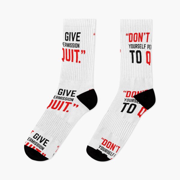 Item preview, DON'T GIVE YOURSELF PERMISSION TO QUIT red 2 designed and sold by KingsManKind.