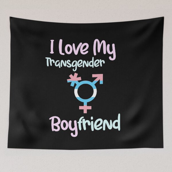 Item preview, I Love My Transgender Boyfriend Transgender Pride LGBT Family LGBTQ Trans Ally designed and sold by unique things.