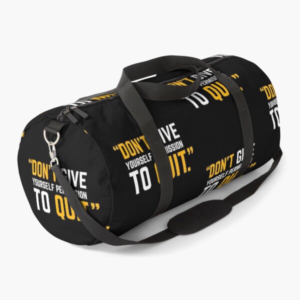 Item preview, DON'T GIVE YOURSELF PERMISSION TO QUIT yellow designed and sold by KingsManKind.