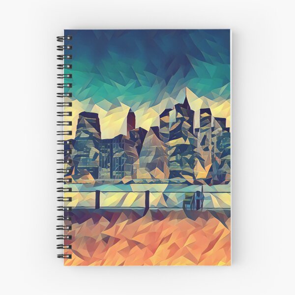 Item preview, New York Skyline - Low Poly Art - MM006LPAD1 designed and sold by MktngMultiverse.