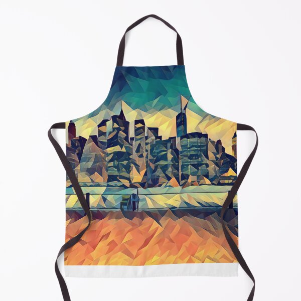 Item preview, New York Skyline - Low Poly Art - MM006LPAD1 designed and sold by MktngMultiverse.