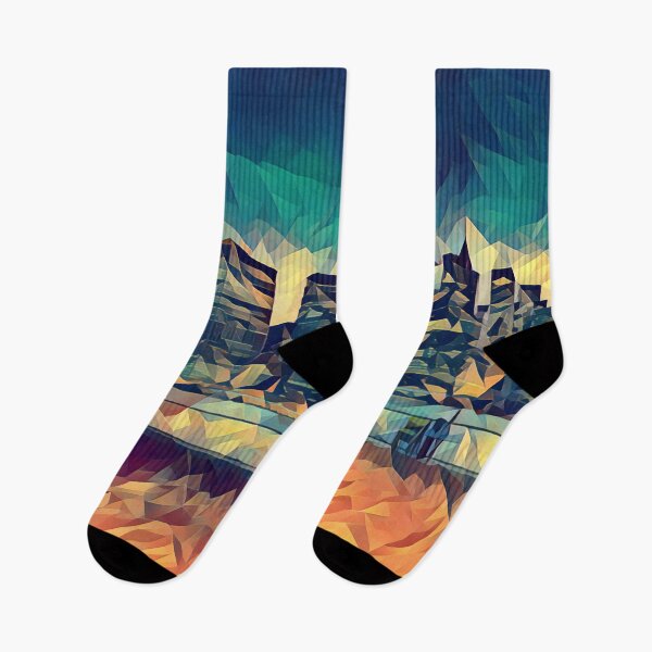 Item preview, New York Skyline - Low Poly Art - MM006LPAD1 designed and sold by MktngMultiverse.