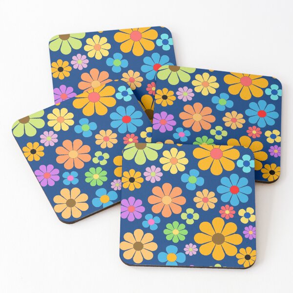 Item preview, Flower Power- Retro 60s 70s flowers designed and sold by BlakefourDesign.