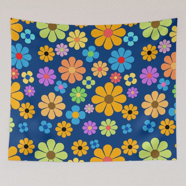 Item preview, Flower Power- Retro 60s 70s flowers designed and sold by BlakefourDesign.
