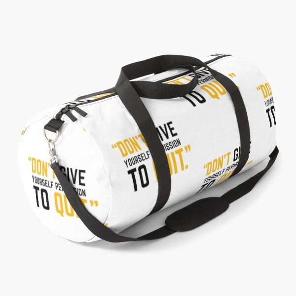 Item preview, DON'T GIVE YOURSELF PERMISSION TO QUIT yellow 2 designed and sold by KingsManKind.