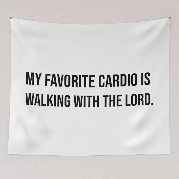 Item preview, My favorite cardio is walking with the Lord designed and sold by G-Emanuel.