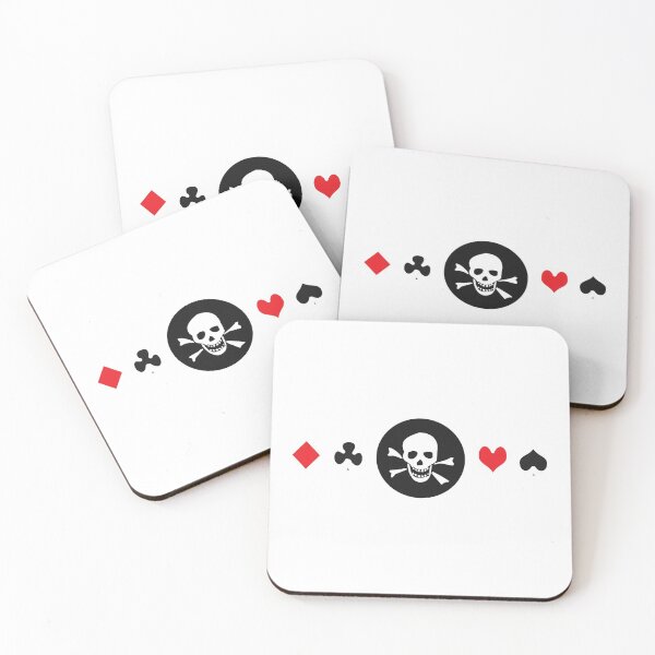 Item preview, Texas Holdem | Poker | Black & Red | Skull & Bones designed and sold by 9N20.