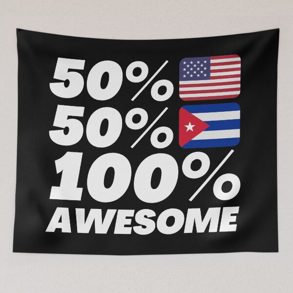 Item preview, 50% Cuban 50% American 100% awesome designed and sold by InsaneCorner.