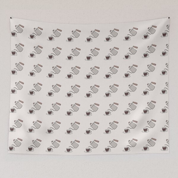 Item preview, Coffee Seamless Patterns V14 designed and sold by KleinDuBois.