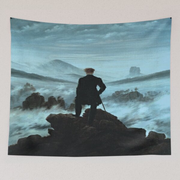 Item preview, Caspar David Friedrich - Wanderer above the sea of fog,Nº,02. designed and sold by Vivanne-art.