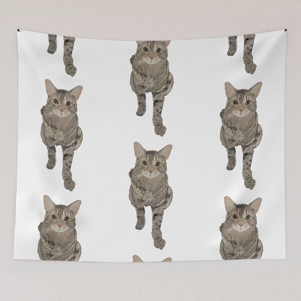 Item preview, Harvey the Grey Tabby Cat designed and sold by Shannon Price.