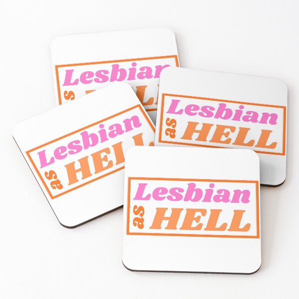 Item preview, Lesbian as hell Shirt for lesbians designed and sold by lucomini.