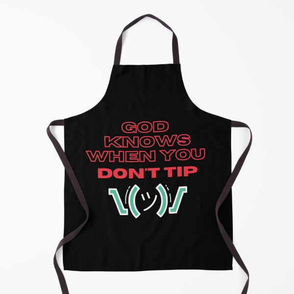 Item preview, God Knows When You Dont Tip, Funny Bartender Gift, Bartending Joke, Mixologist Gift Idea designed and sold by springflow.