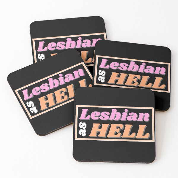 Item preview, Lesbian as hell Shirt for lesbians designed and sold by lucomini.