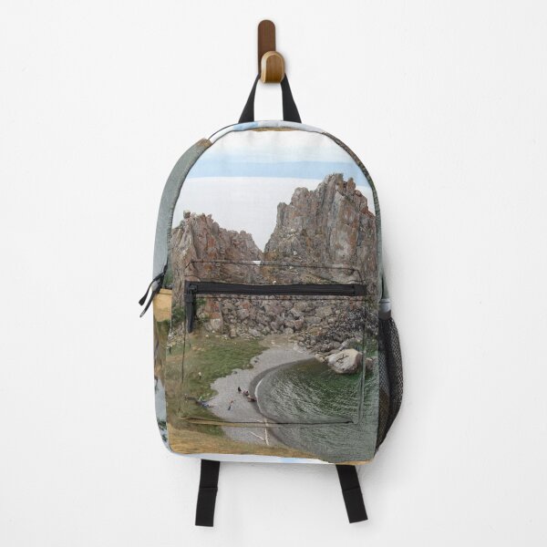 Item preview, Shaman Rocks Olkhon Island Lake Baikal designed and sold by nikawanders.