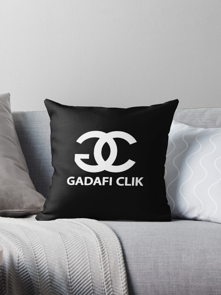 Gadafi Clik Throw Pillow for Sale by Jonilargo