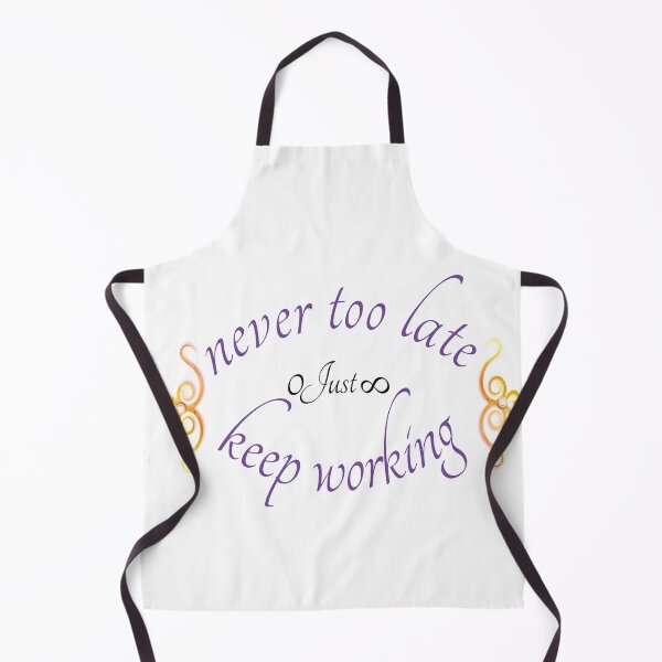 Item preview, never too late,new motivation design designed and sold by mybladen.