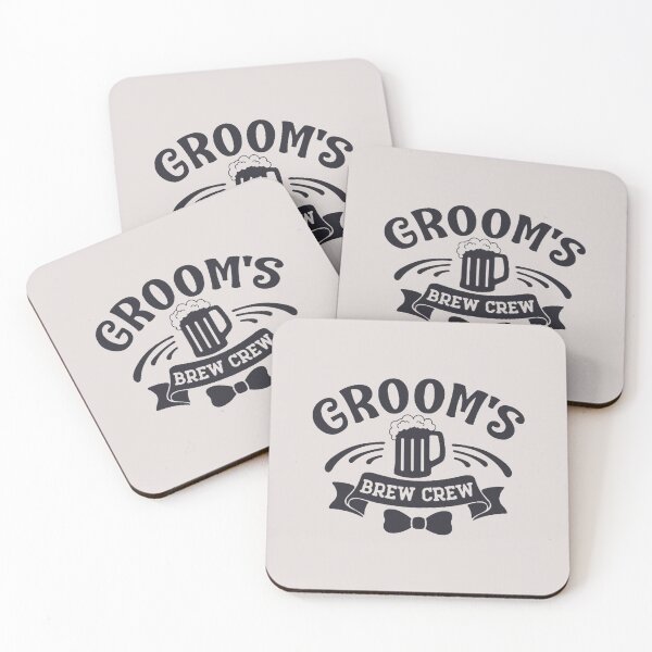 Item preview, Groom's Brew Crew Funny Group Beer Drinking Team designed and sold by SweetbeStore.