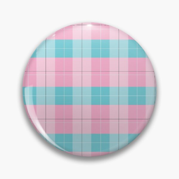 Item preview, Square Pattern in Baby pink and Cyan color designed and sold by Pearl-Island.