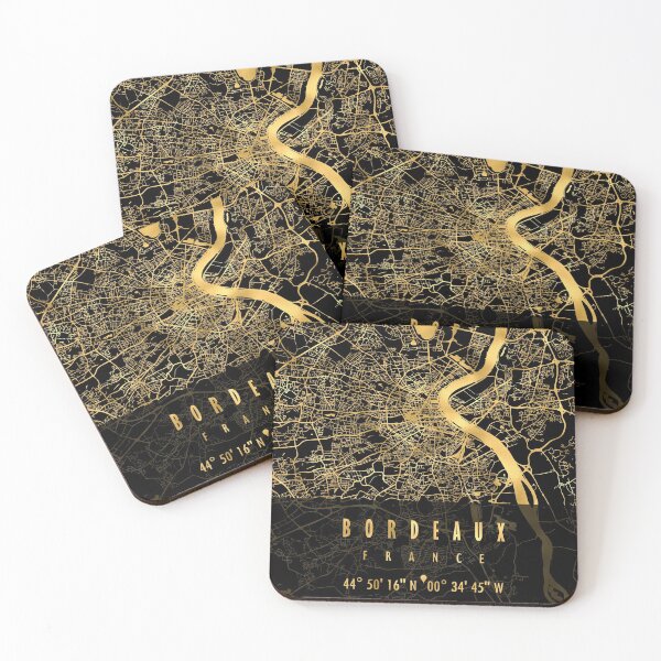 Item preview, Bordeaux Map France designed and sold by hatimelhag.