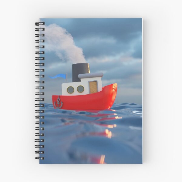 Item preview, cartoon ship sailing on the sea 2 designed and sold by Mike Kiev art.