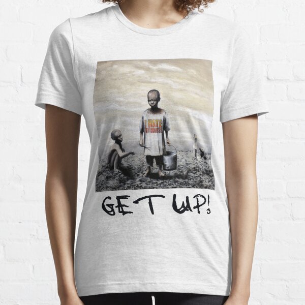 Banksy children tshirt graff GET UP! Essential T-Shirt