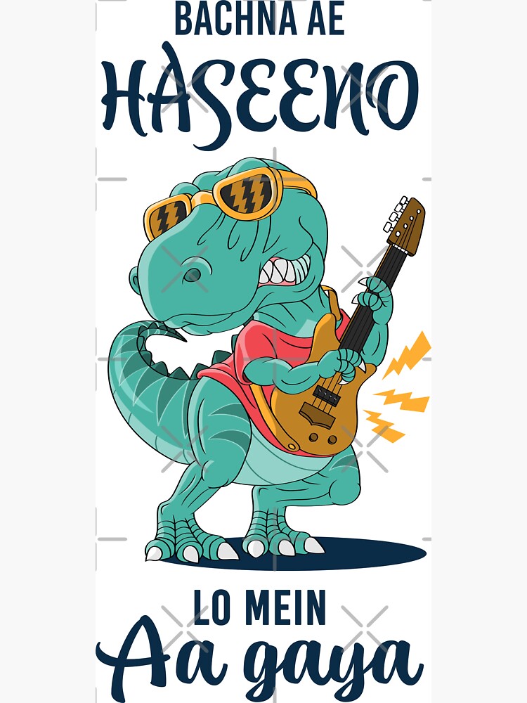 Thumbnail 3 of 3, Magnet, Bachna ae Haseeno (Watch out ladies, I have arrived) designed and sold by DesiBoli.