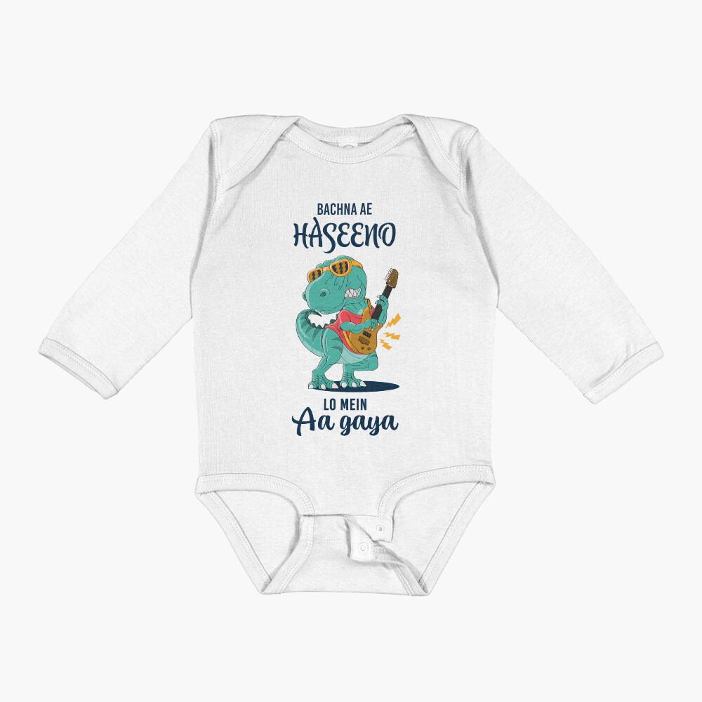 Item preview, Long Sleeve Baby One-Piece designed and sold by DesiBoli.