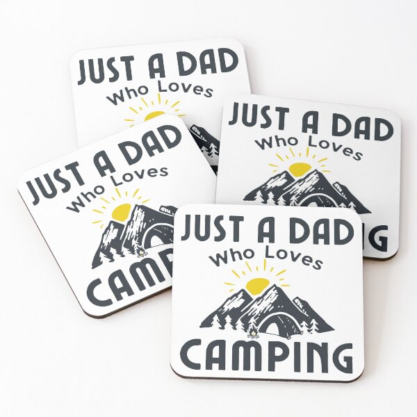 Item preview, Just A Dad Who Loves Camping designed and sold by SenGift.