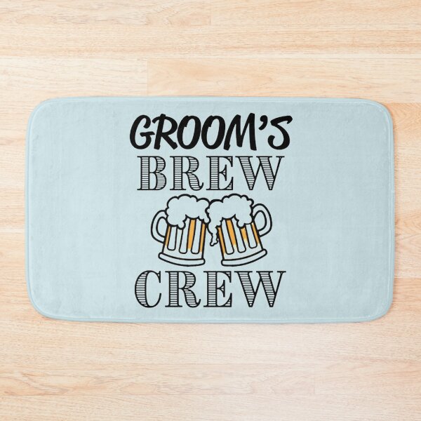 Item preview, Groom's Brew Crew Funny Group Beer Drinking Team designed and sold by SweetbeStore.