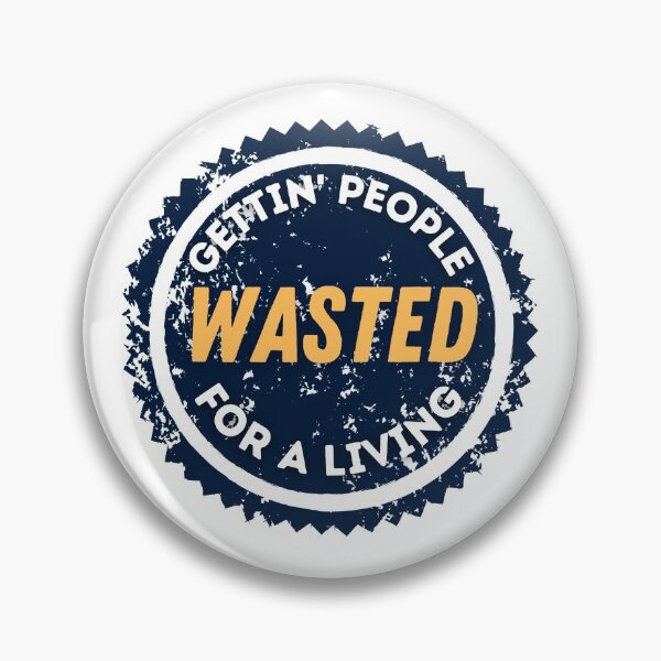 Item preview, Gettin' People Wasted For a Living, Funny Bartender Gift, Bartending Joke, Mixologist Gift Idea designed and sold by springflow.