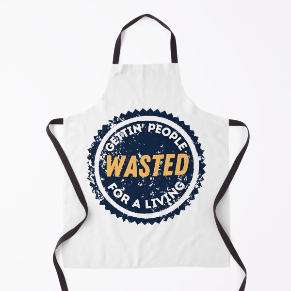 Item preview, Gettin' People Wasted For a Living, Funny Bartender Gift, Bartending Joke, Mixologist Gift Idea designed and sold by springflow.