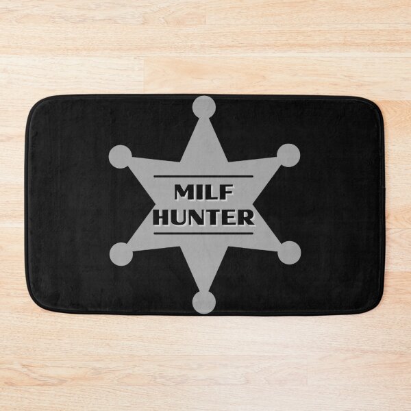 Item preview, MILF Hunter Gray Badge designed and sold by CaitU.