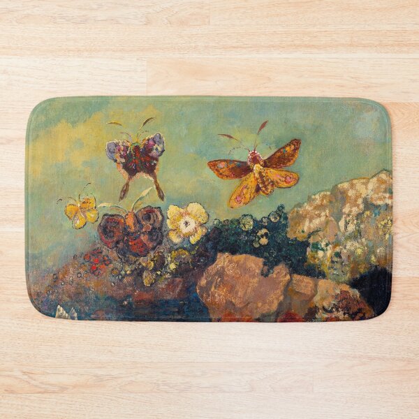 Item preview, ODILON REDON Butterflies 1910 Best Original HD Odilon Redon High Definition Print designed and sold by Go Logo Designs.