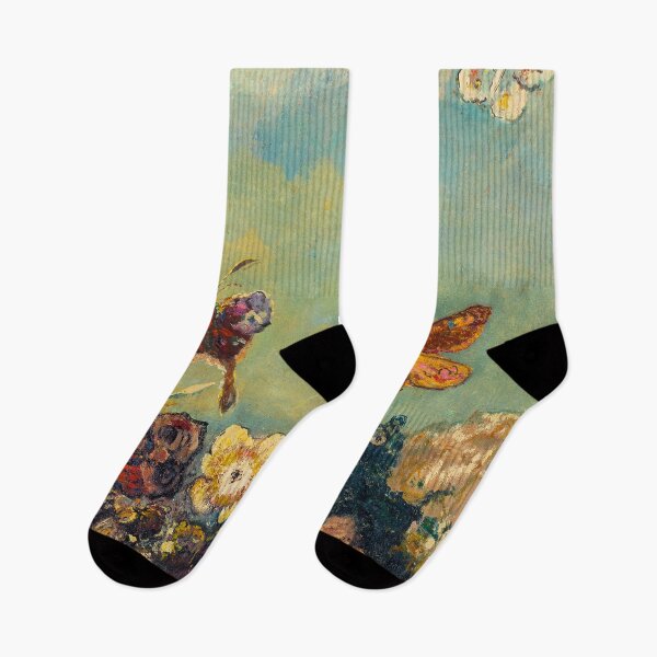 Item preview, ODILON REDON Butterflies 1910 Best Original HD Odilon Redon High Definition Print designed and sold by Go Logo Designs.