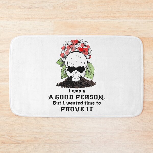 Item preview, Floral Skull Quote Design designed and sold by PodiShawna.