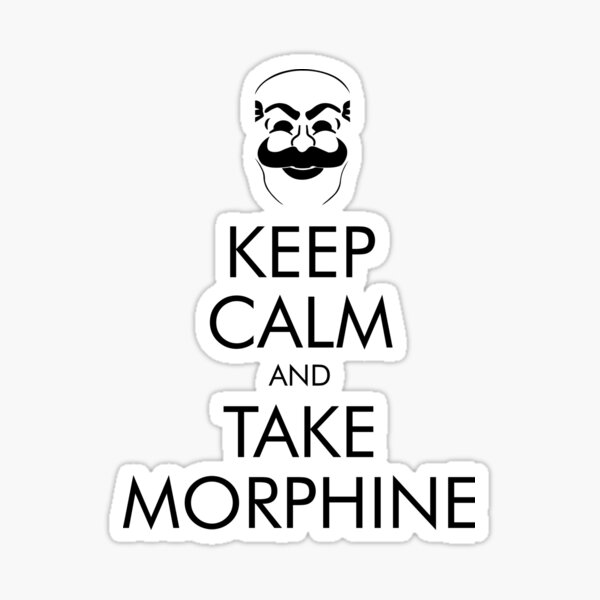 Item preview, Keep Calm and Take Morphine Mr Robot designed and sold by Yellowkoong.