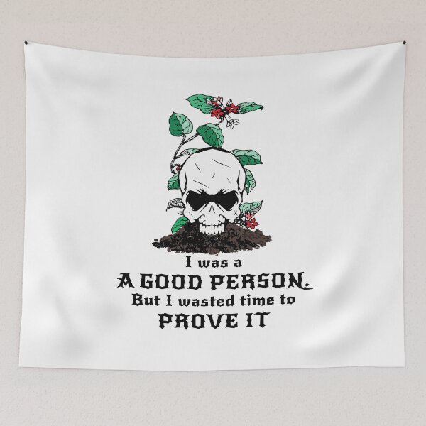 Item preview, Floral Skull Quote Design designed and sold by PodiShawna.