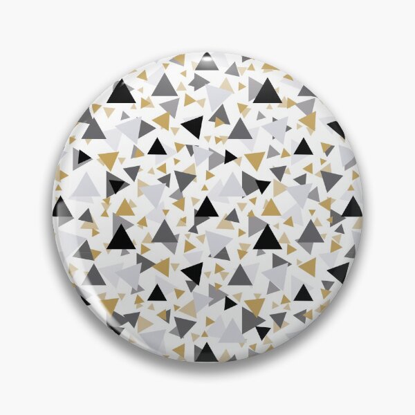 Item preview, Gold and gray triangles pattern designed and sold by BLMcreations.