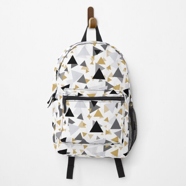 Item preview, Gold and gray triangles pattern designed and sold by BLMcreations.