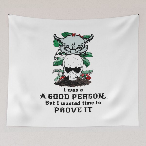 Item preview, Floral Skull Quote Design designed and sold by PodiShawna.