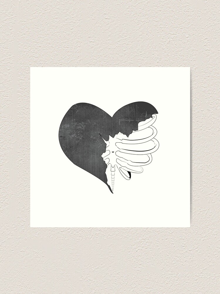 Print by Heart | Redbubble Art for benwllace159 with Ribs\